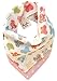 kishu baby Girl Bandana Bib, Reversible Boho Butterfly Pink Bib, Pink, One Size