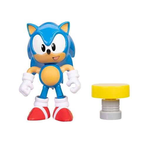 Jakks Pacific Sonic The Hedgehog 4" Classic Sonic Action Figure with ...
