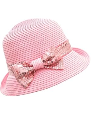 Bucket Hat for Women Cute with Blingy Bow