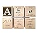 Personalized Baby Block New Birth Announcement Custom Engraved Wooden Baby Block for Newborn Boys and Girls
