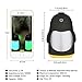 Accmor Penguin 150ml Ultrasonic Cool Mist Humidifier, Mini Portable Virtually Silent Diffuser with Night Light and Automatic Shut-off Function for Home Office Bedroom, Baby Night Light, Yellow