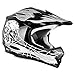XFMT DOT Youth Kids Motocross Offroad Street Dirt Bike Helmet Youth Motorcycle ATV Helmet with Goggles Gloves Black Skull L