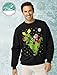 TeeStars - T-Rex Santa Ride Funny Ugly Christmas Sweater Sweatshirt