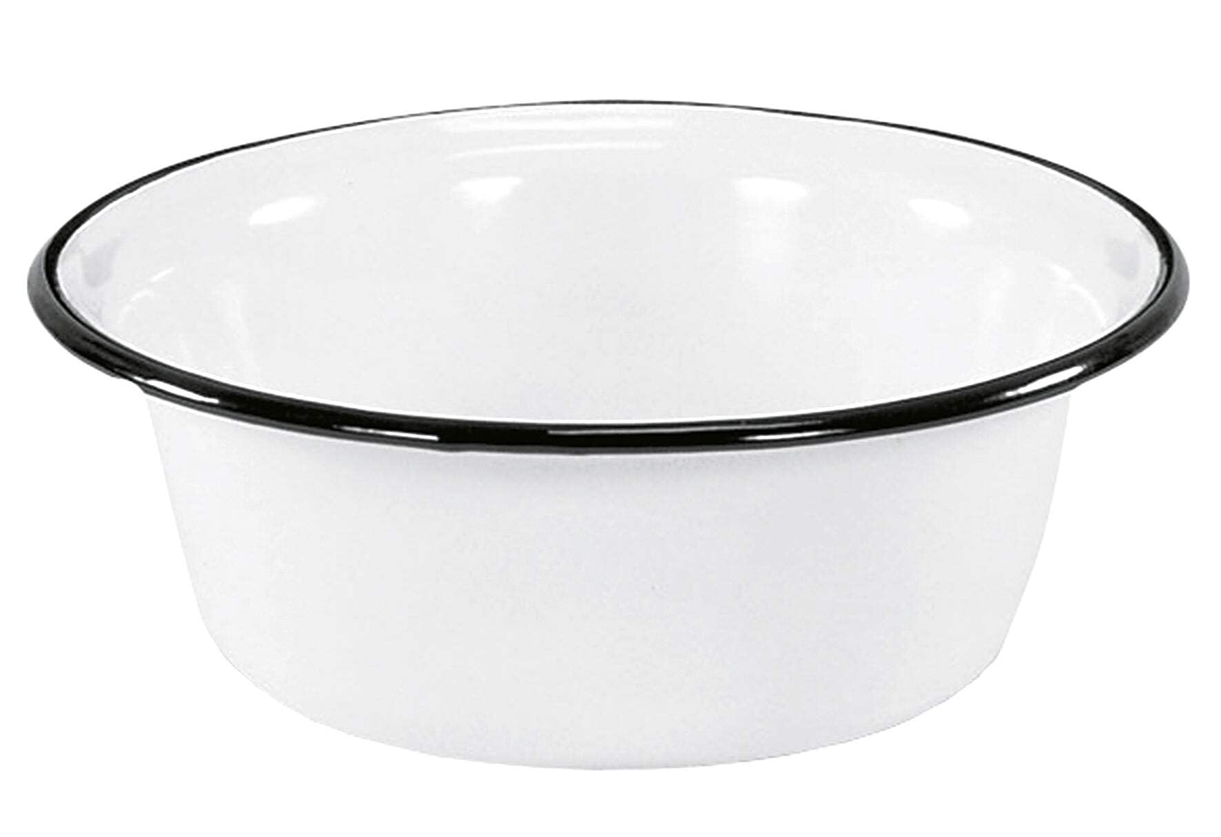 Karl Kruger Household Enamel Bowl, White, 16 cm
