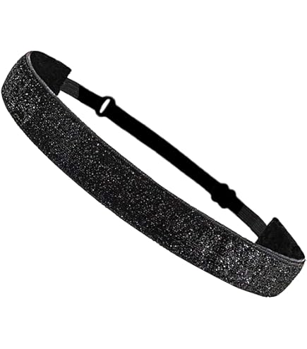 Amazon.com : 10 Pcs Glitter Non Slip Running Headbands  display picture 3