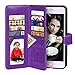 Vofolen Cover for Galaxy S9 Case Wallet Card Slot Holder Sliding Hidden ID Pocket Dual Layer Heavy Duty Protection Rugged Hard Shell TPU Bumper Armor Protective Case for Samsung Galaxy S9