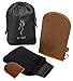 Self Tanning Mitt Pack (3 Gloves), Large Double Sided Body Applicator Glove for All Over Self-Tan, Face Finger Mitt, Exfoliating Tan Remover Mit by VIDI