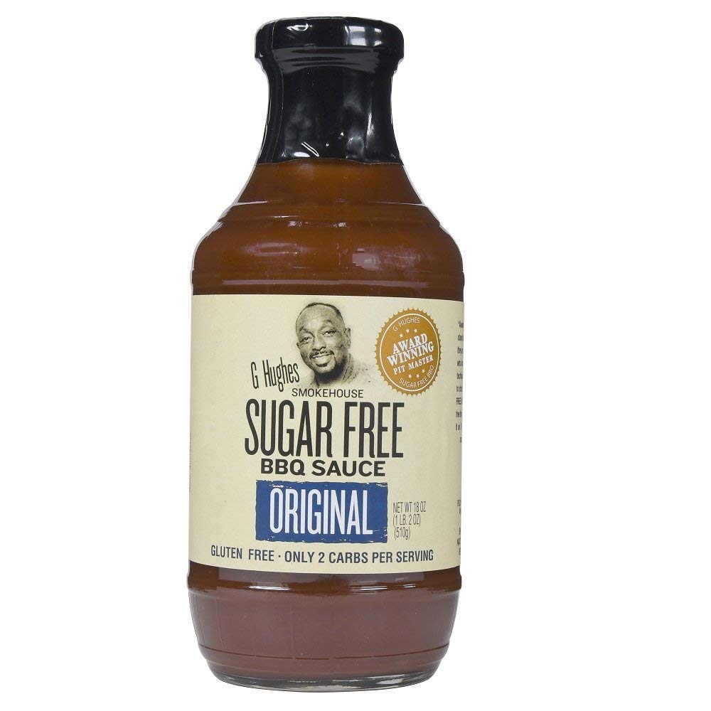 G Hughes Sugar Free Sauce Barbecue Original Sugar Free, 18 oz (3)