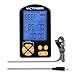 Victagen Digital Instant Reading Food Thermometer Electronic Thermometer Cooking Meat Thermometer with Large LCD Screen,Dual Stainless Steel Probe,Built-in Clock Timer (White)