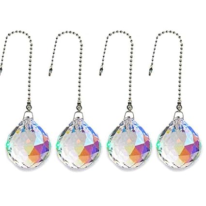 Gusnilo Beauty Crystal Ab Crystal Ball Prism 4 Pieces Dazzling