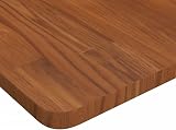 vidaXL Solid Oak Wood Table Top 40x40cm Dark Brown Treated Desktop for Furniture view 3