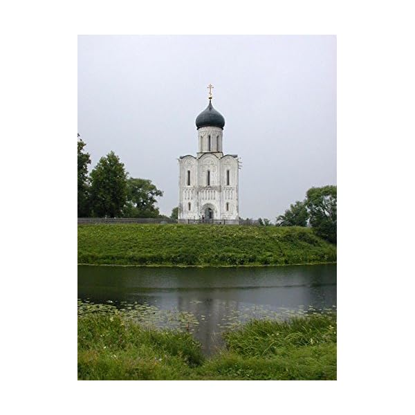 UMBUM Innovatives 3-D-Puzzle Die Kirche der Fürbitte auf der Nerl Temples of The World H0 (1/87) 3D-Kartonmodellbausatz… – Bild 5