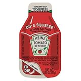 Heinz Tomato Ketchup, 0.95-Ounce Dippers, Single Serve Dip & Squeeze (Pack of 48)