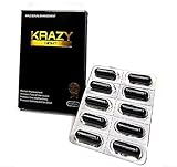 Krazy Night Best Male Enhancing Natural Performance 10 Capsules New Most Effective Natural Amplifier for Performance, Energy, and Endurance (Krazy 10 Capsules)