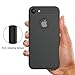 Casetech iPhone 7 Case,iPhone 8 Case, [Coolsan Series] Slim-Fit Protective Shock Absorbing TPU Military-Grade Armor Corner [Matte Black] with Carbon Fiber Texture for Apple iPhone 7 and iPhone 8