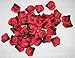 Magik 1000~5000 Pcs Silk Flower Rose Petals Wedding Party Pasty Tabel Decorations, Various Choices (1000, Red & Black)