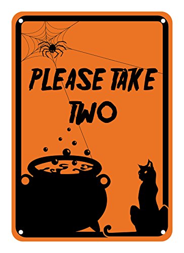 Reflective Aluminum Halloween Sign