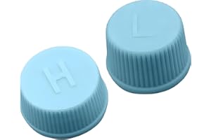 Yeanifeana 2Pcs Replacement Valve Caps for Car Air Conditioning, Leakproof R134a AC System Charging Port Caps Dust Cover, Hig
