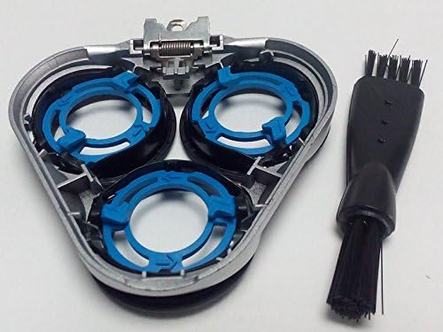 New Shaver Head Holder Cover + 3X Blade Frame Plate SH50 Silver For Philips S5000 S5095 S5090 S5082 S5081 S5080 S5079 S5078 S5077 S5015 S5013 S5011 S5010 S5008 Shaving Parts Replacement Accessories