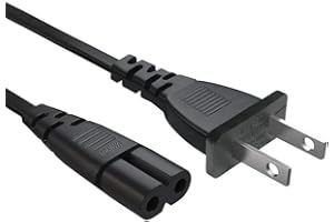 TONIWA [UL Listed] Power Cord Cable Compatible Canon PIXMA MG/MP/MX/IP Series Printers, 2 Prong Replacement Printer Power Cable