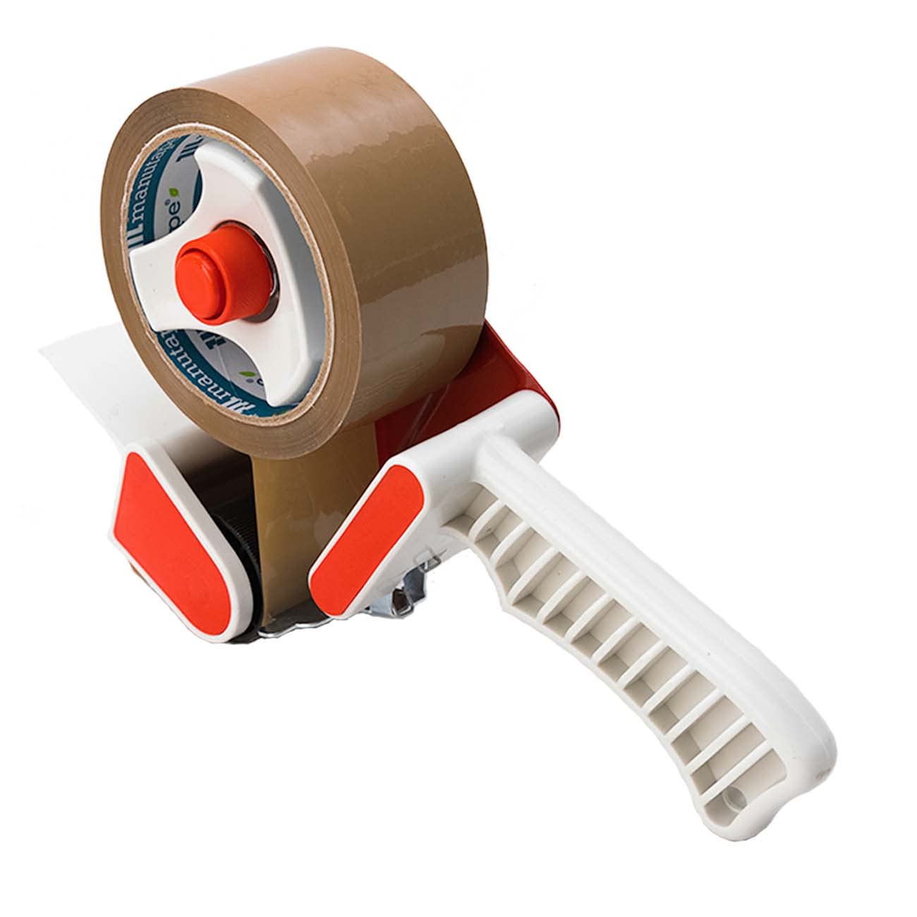 Edenpack Tape Gun Dispenser Robust Handheld Heavy Duty Parcel Tape Seal Packaging Tape up to 50mm Width + 1 x Free Brown Tape