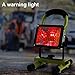 Work Light, Led Work Light with Magnetic Stand BESWILL Portable Rechargeable Battery Flood Light 15W 24LED SOS Mode Outdoors Camping Emergency Light with 2 USB Ports to Charge Digital Devices (Green)