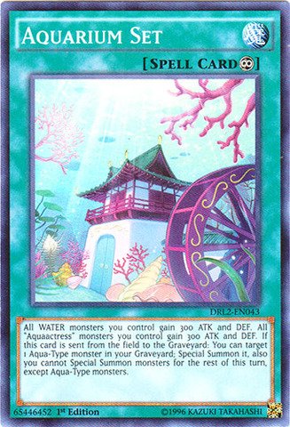Yu-Gi-Oh! - Aquarium Set (DRL2-EN043) - Dragons of Legend 2 - 1st Edition - Super Rare