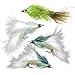 Shumaker's Shimmering Minnow Articulated Streamer Assortment | Size 2/0 Fly Fishing for Trout Bass Pike | 4 Flies