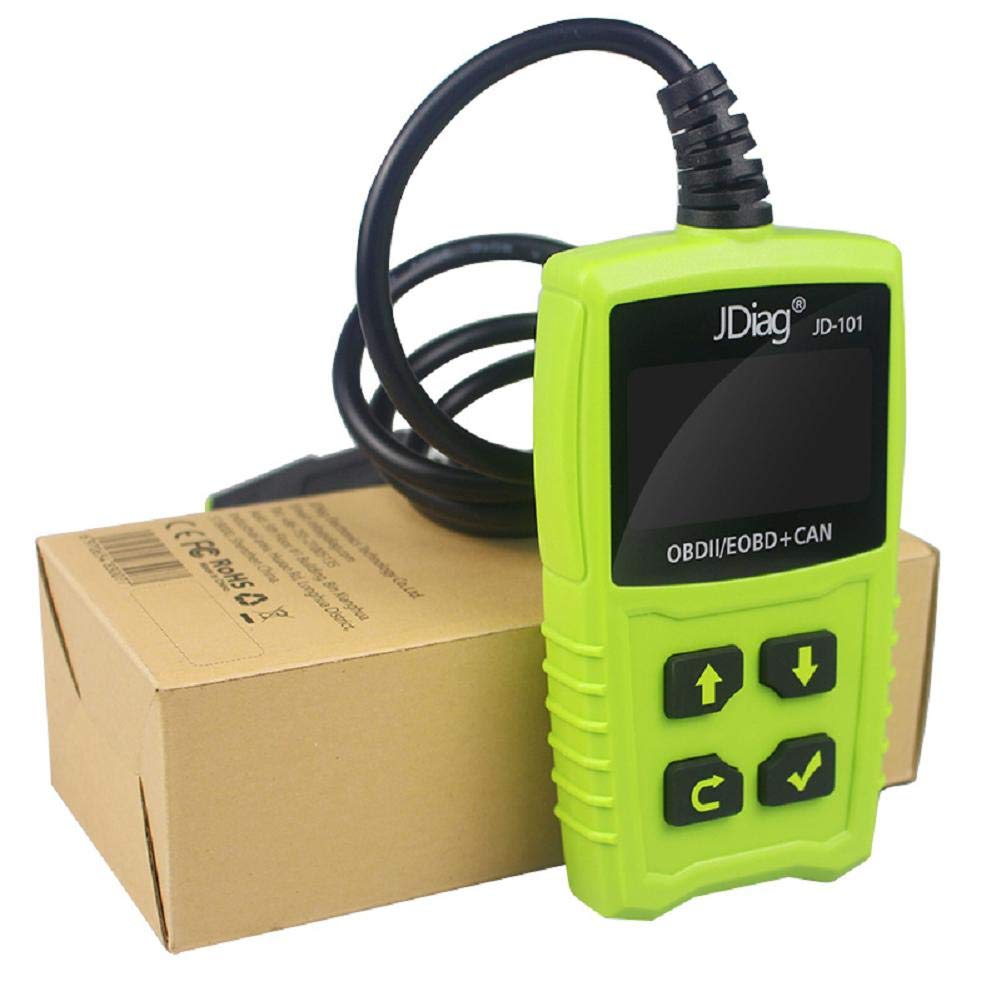 OBDKCAN JD101 OBD2 Code Reader Auto Car Scanner Battery Tester Car Engine Diagnostic Tool Check Engine light Erase Fault Codes Suitable for EOBD Vehicles