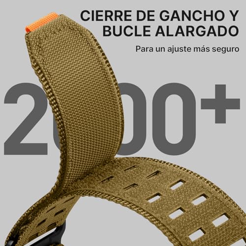 Bandletic 22mm 26mm Quick Fit Outdoor Nylon Bands Compatible with Garmin Watch, Heavy Duty Military Strap for Fenix/Instinc/Tactix Delta/Descent/Epix Pro/Enduro/Quatix
