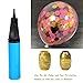 UTOPP 20 Pack Tropical Confetti Balloons Hot Pink and Gold, Flamingo 12 Inch Clear Latex Party Balloon with Confetti Inside for Wedding Bday Bridal Shower Confession Engagement Valentines Decorations