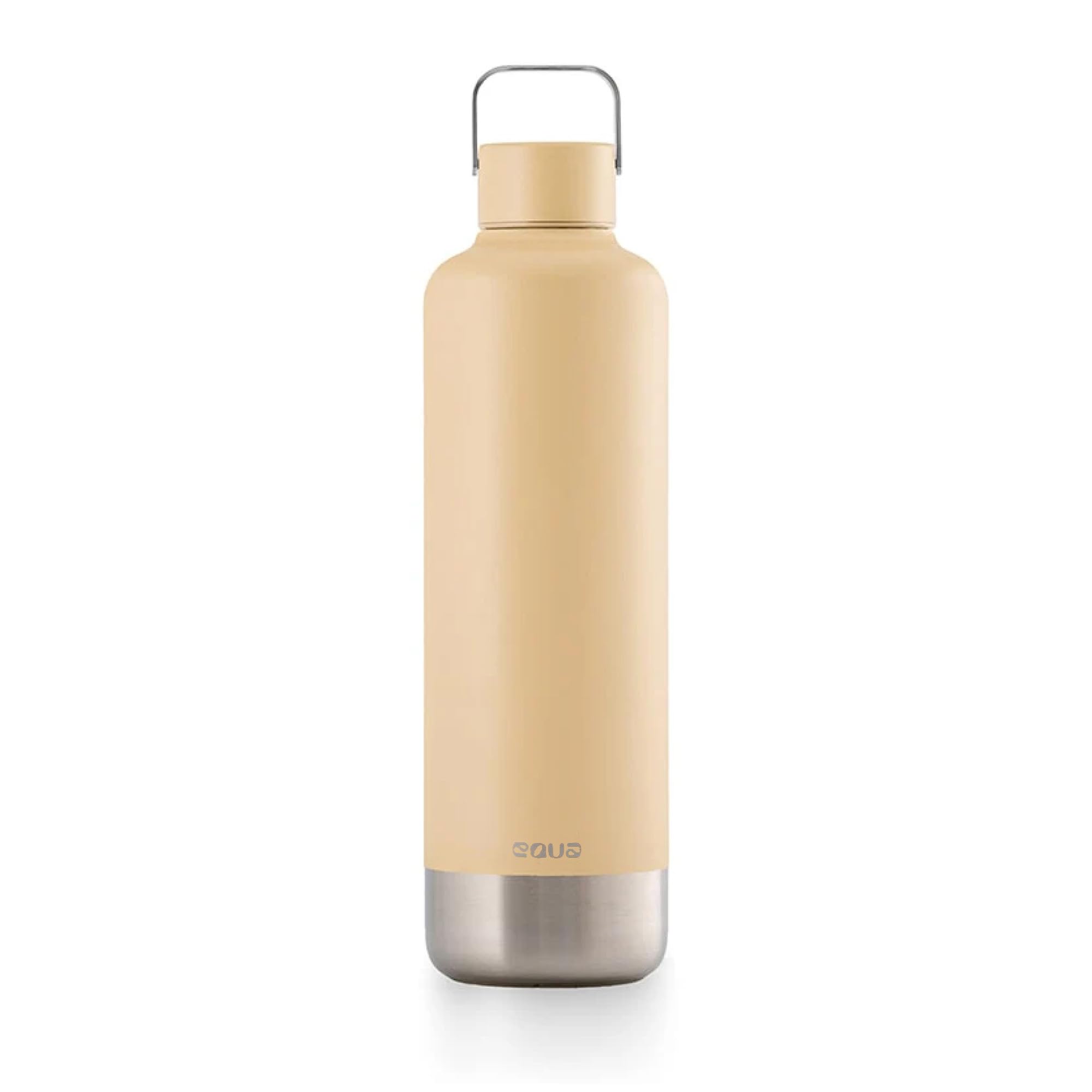 EQUA Timeless Insulated Water Bottle, Double Walled Stainless Steel, 24 Hours Cold or Up to 12 Hours Hot, BPA Free, Leak-Proof, Durable, Multifunctional (Latte, 1000ml)