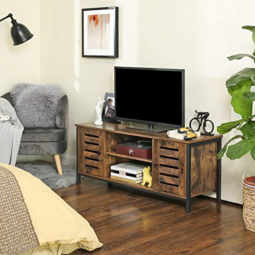 VASAGLE TV Stand for 50 Inches Televisions, Entertainment Center with