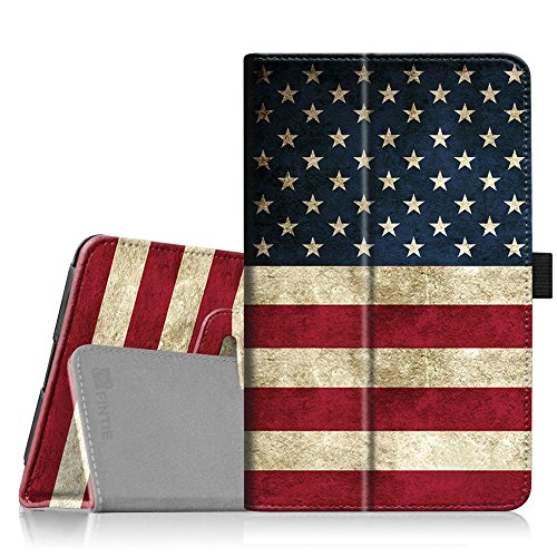 Fintie Verizon Ellipsis 8 Case (Model QTAQZ3) 2014 Release - Slim Fit Premium PU Leather Cover with Stylus Loop for Verizon Ellipsis 8 Tablet, Compatible with Verizon Ellipsis Kids, US Flag