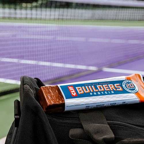 CLIF BUILDERS – CHOCOLATE PEANUT BUTTER FLAVOR – PLANT BASED PROTEIN BARS – GLUTEN FREE – NON-GMO – LOW GLYCEMIC – 20G PROTEIN – 2.4 OZ. (12 PACK)