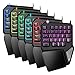 XFUNY Gaming Keypad One-Handed Keyboard 30 Keys Mechanical Feel Wide Hand Rest E-sports Dedicated 7 Color Backlight Keyboard for DOTA / OW / PUBG / Fortnite (30-Key)thumb 2
