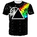 Uideazone Unisex Casual 3D Printed T-Shirts Graphic Tee