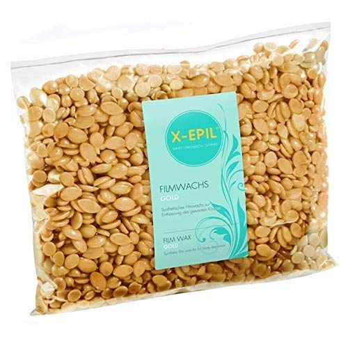 X-Epil Synthetic Film Wax, Gold, 0.5 kg