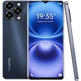 Cell Phone, Android Smartphone Unlocked, Octa-Core 6.52" HD+ 90Hz Display,4000mAh Battery, Perfect for Teenagers, 8(4+4)+64GB/1TB TF, 13MP Camera, 4G Dual SIM Unlocked Phones Android Phone ( Black)