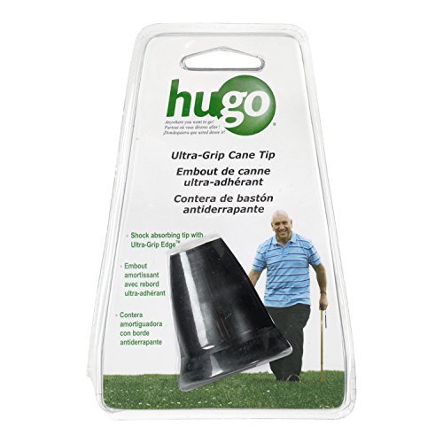 Hugo Mobility 731-001 Ultra-grip Cane Tip with Bell Design, 3/4 Inch by Hugo Mobility