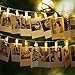 Binval Photo Clip String Lights,Hang Pictures,Artwork,Card Memos,Painting for Bedroom,Dorm, Kids Room Christmas Party Starry Lights, Battery Powered,30LED (Warm White,2-Pack)