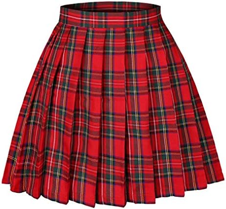 Seazoon Women Pleated Mini Skirt Solid 