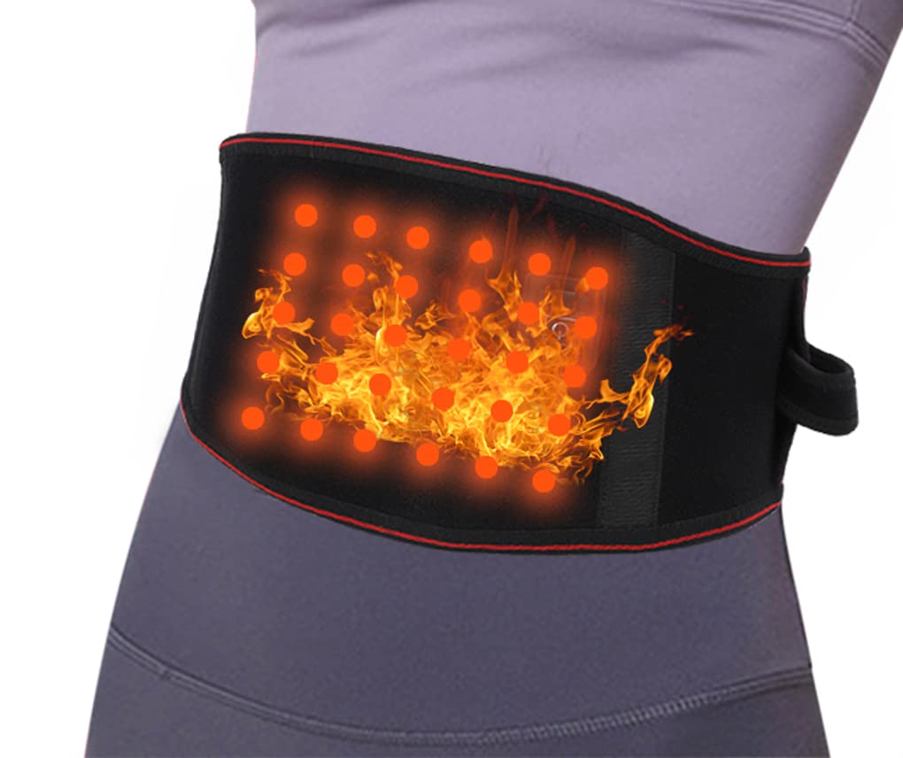 YJZQ Winter Waist Abdomen Kidney Warmer USB Heating Waist Healthcare Protection Band Pain Relief Fatigue Release Waist Wrap Brace Thermal Lumbar Waist Support