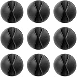 BlueloungeCabledrop Mini Cable Clip 9-Pieces, Black, Cdm-Bl, Cable Drop