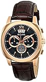 Bulova Men's 97B136 Classic Analog Display Japanese Quartz Brown Watch