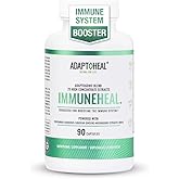 ADAPTOHEAL - Immuneheal – Adaptogen, Immune System Booster Supplement with Schisandra Chinensis, Ginseng and Mushroom Extract (90 Capsules)