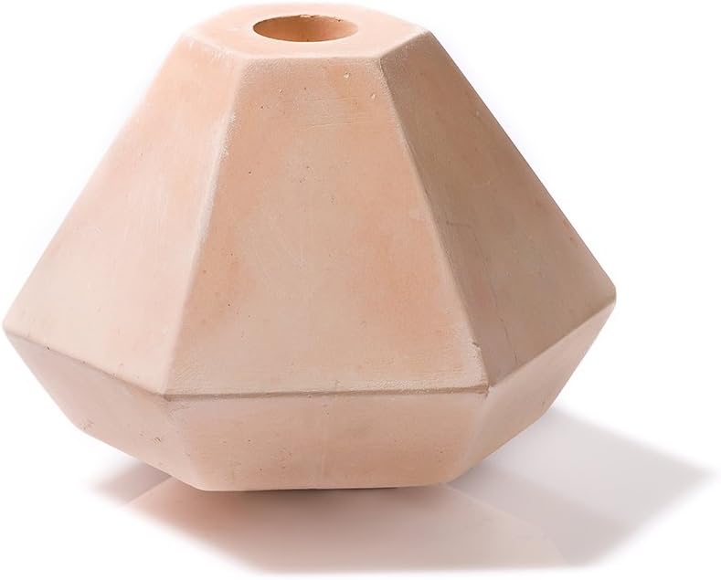 Korridor Stylish Geometric Coral Concrete Candle Holder in Grey Cement, Contemporary Scandinavian Home Decor - Diamond Shapes Candleholders Design
