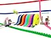 BLOCK TAPE for Lego Bricks, Non-toxic Cuttable Compatible with Major Brands Building Blocks, self adhesive Baseplate Strips for kids, 10 COLORS 3.2 feet, bonus a safe scissors, Toy Gift, 10 ROLLS.
