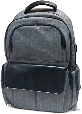 GS Baby Diaper Backpack for Boy &amp; Girl - Toddler Multifunctional Large Waterproof Travel Bag for Mom and Dad, Gray
