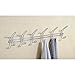 iDesign Over-the- Door Rack, Towel Coat Hooks, Wallmount 6, Wall Mount